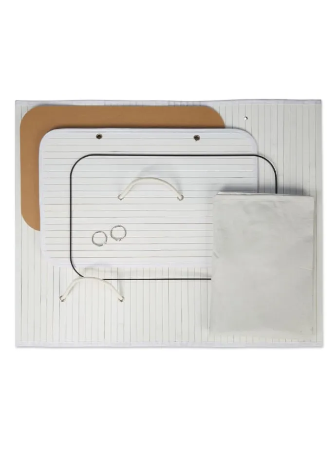 2 x Wäschekorb in Weiß - (B)55 x (H)63 x (T)35 cm