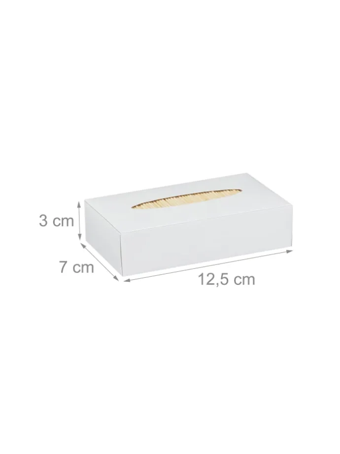 12000 x Zahnstocher in Natur - (L)6,5 cm