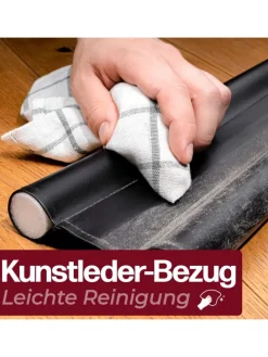 2 Zugluftstopper für Türen bis zu 90cm - Doppelseitiger Schutz -