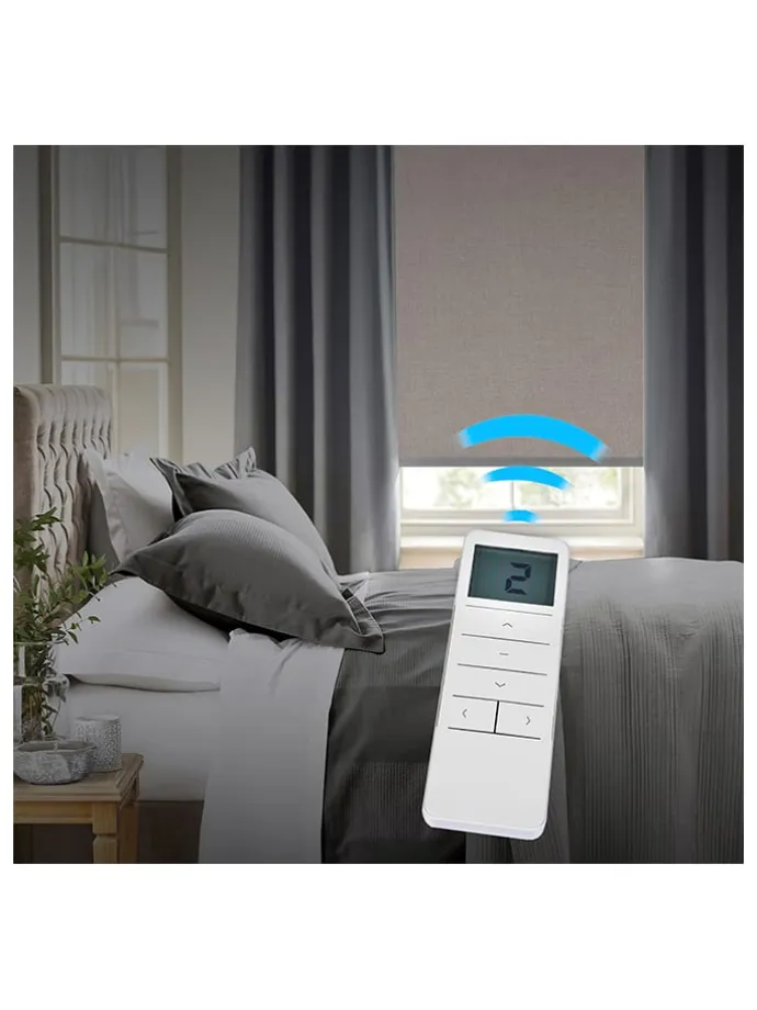 Abdunklungsrollo in Beige