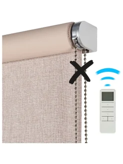 Abdunklungsrollo in Beige