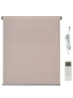 Abdunklungsrollo in Beige