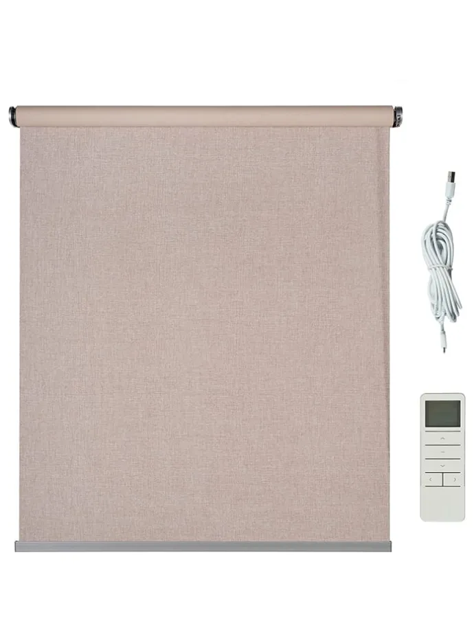 Abdunklungsrollo in Beige