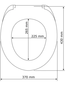 Absenkautomatik-WC-Sitz 