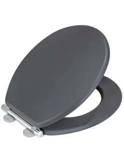 Absenkautomatik-WC-Sitz in Anthrazit