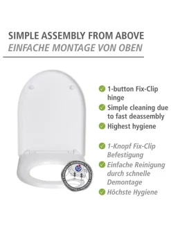 Absenkautomatik-WC-Sitz 