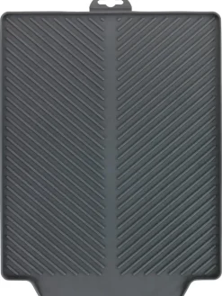 Abtropfmatte "Linea" in Grau - (B)40 x (H)3 x (T)30 cm