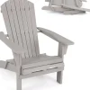 Adirondack Stuhl klappbar in Grau