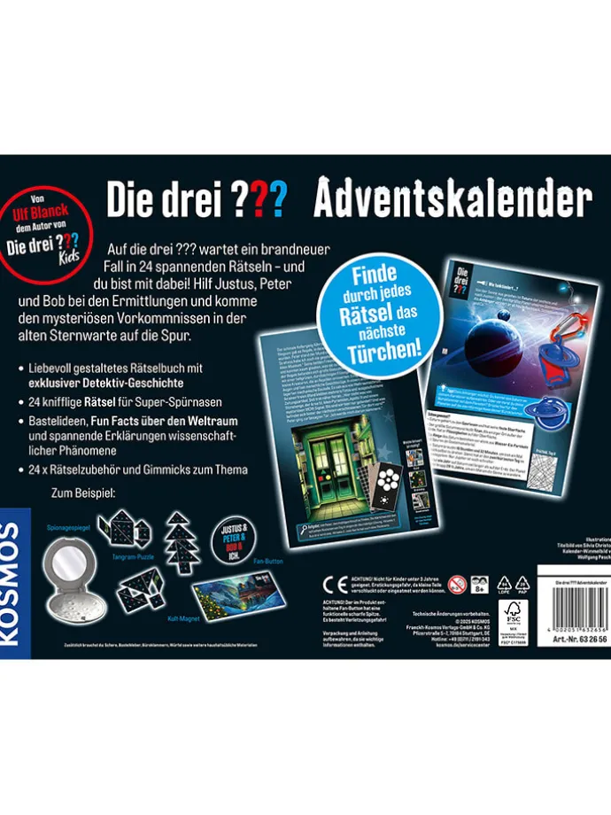 Adventskalender "Die drei ??ą" - ab 8 Jahren