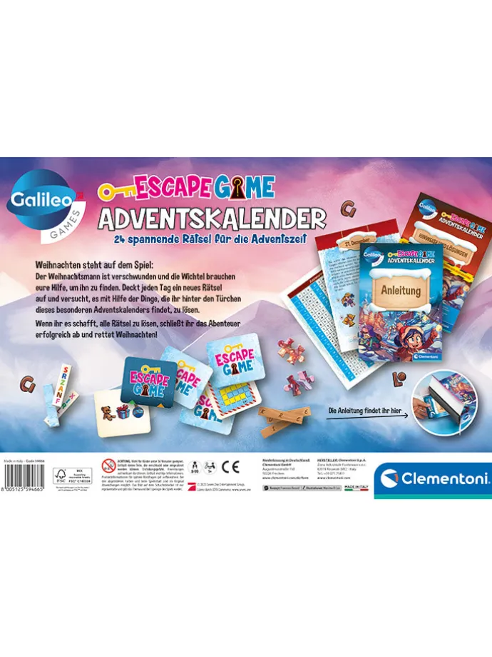 Adventskalender "Galileo Escape Game" - ab 8 Jahren