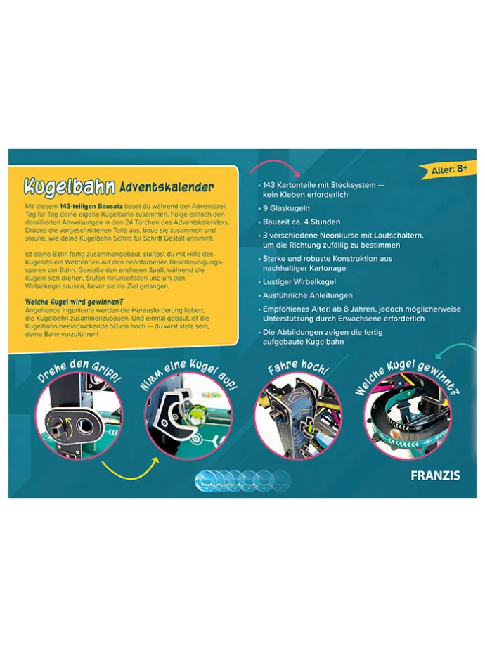 Adventskalender "GEOlino Kugelbahn" - ab 8 Jahren