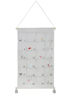 Adventskalender in Grau