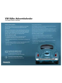 Adventskalender "VW Käfer" - ab 14 Jahren