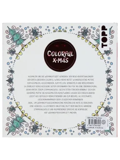 Adventskalender zum Ausmalen "Colorful Christmas"