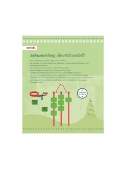 Adventskalender zum Befüllen - 24er Kissenverpackungs-Kette in Bunt