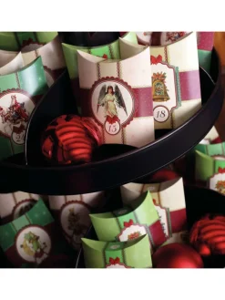 Adventskalender zum Befüllen - 24 Kissenverpackungen in Bunt