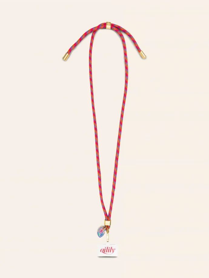 Aileen Phone Cord in Rosa