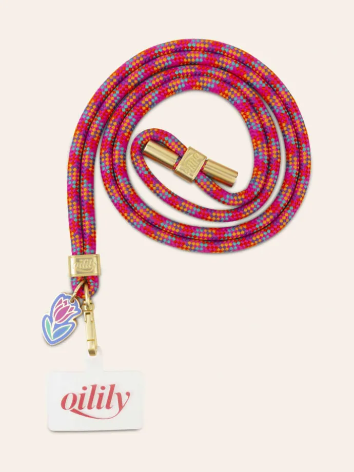 Aileen Phone Cord in Rosa