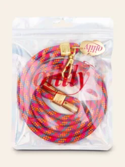 Aileen Phone Cord in Rosa