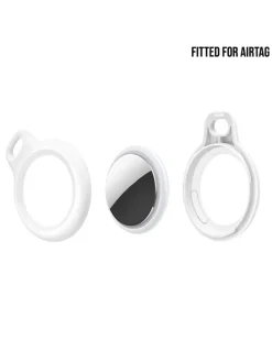 AirTag-Band in Weiß