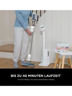 Akku Staubsauger BU3521EU Clean & Self-Empty in weiß