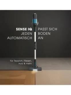Akku Staubsauger mit Schmutzsensor Sense IQ in Grau