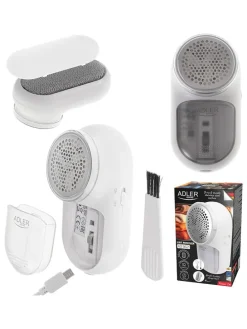 Akku-Fusselentferner "AD 9621" in Weiß