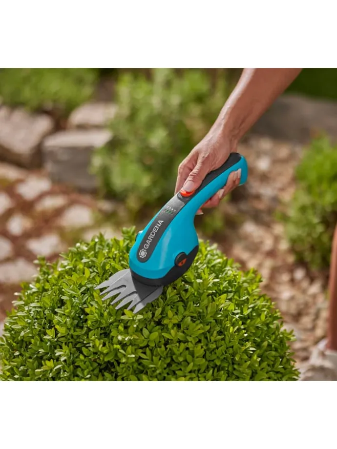 Akku-Grasschere "ComfortCut Li" in Hellblau