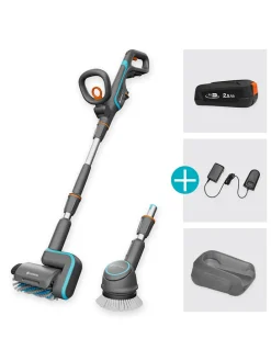 Akku-Multi-Reiniger "Aqua Brush Universal 04" in Grau