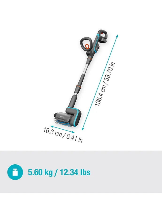 Akku-Multi-Reiniger "Aqua Brush Universal 04" in Grau