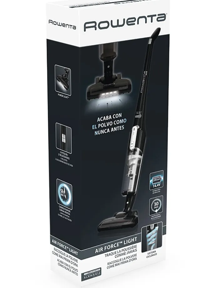 Akku-Staubsauger "Air Force Light RH6540" in Schwarz