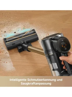 Akku-Staubsauger ''S5'' in Schwarz/ Gold