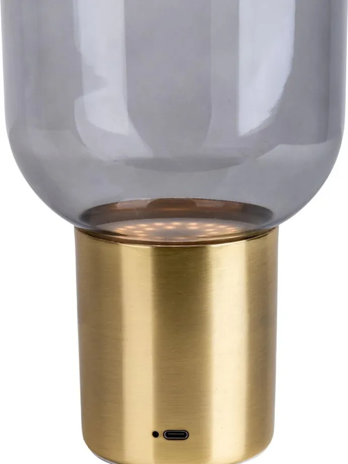 Akku-Tischleuchte "Albero" in Gold - EEK G (A bis G)