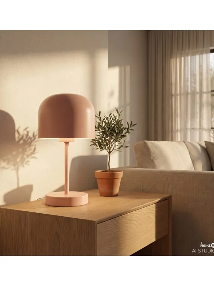 Akku-Tischleuchte BREV in Rosa