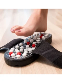 Akupressur-Schuhe in Schwarz