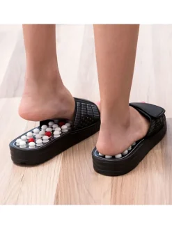 Akupressur-Schuhe in Schwarz