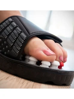 Akupressur-Schuhe in Schwarz