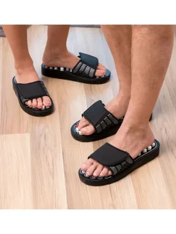Akupressur-Schuhe in Schwarz