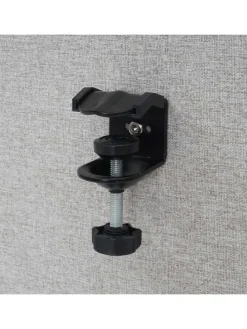 Akustik-Tischtrennwand G75, 60x120cm grau