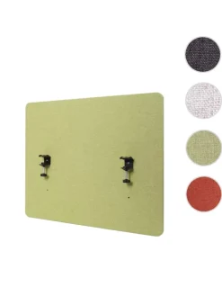 Akustik-Tischtrennwand G75, 60x75cm grün