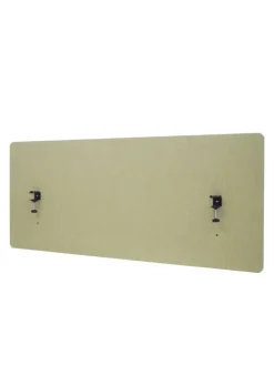 Akustik-Tischtrennwand G75, 60x140cm grün