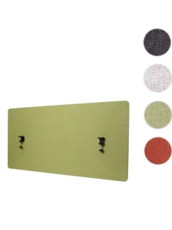 Akustik-Tischtrennwand G75, 60x120cm grün