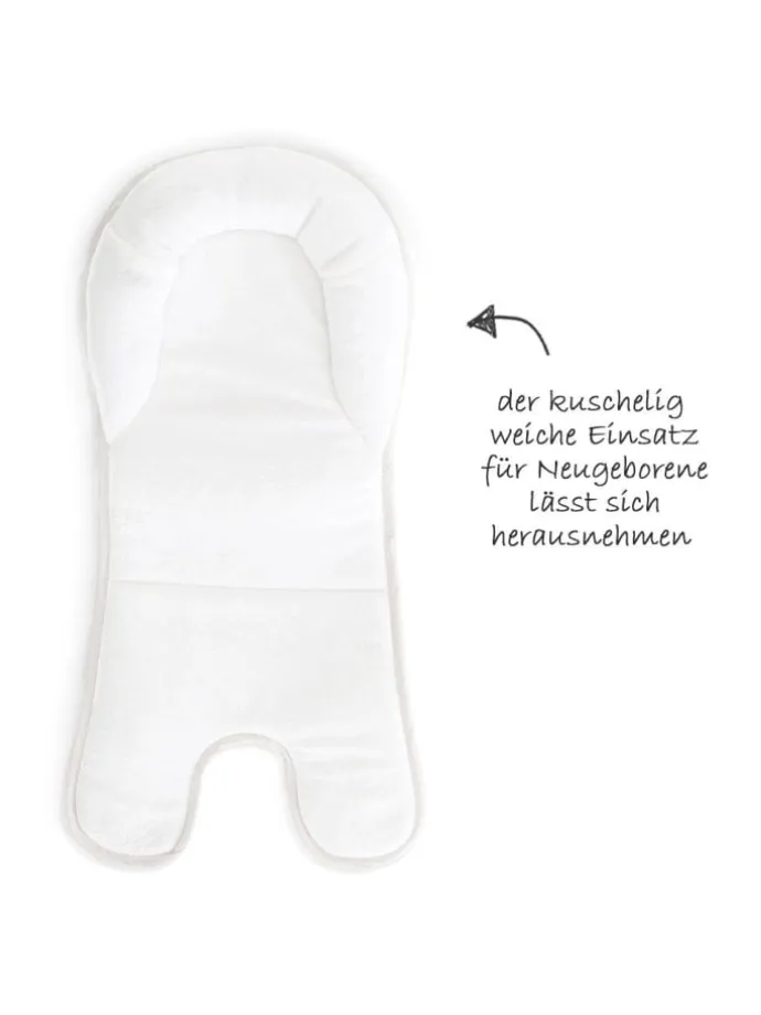 Alpha Plus Grey Newborn Set - 4-tlg. Hochstuhl in grau