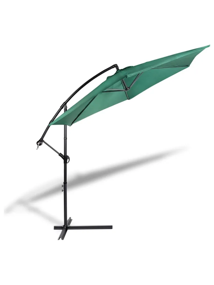 Ampelschirm in Grün - (H)250 cm