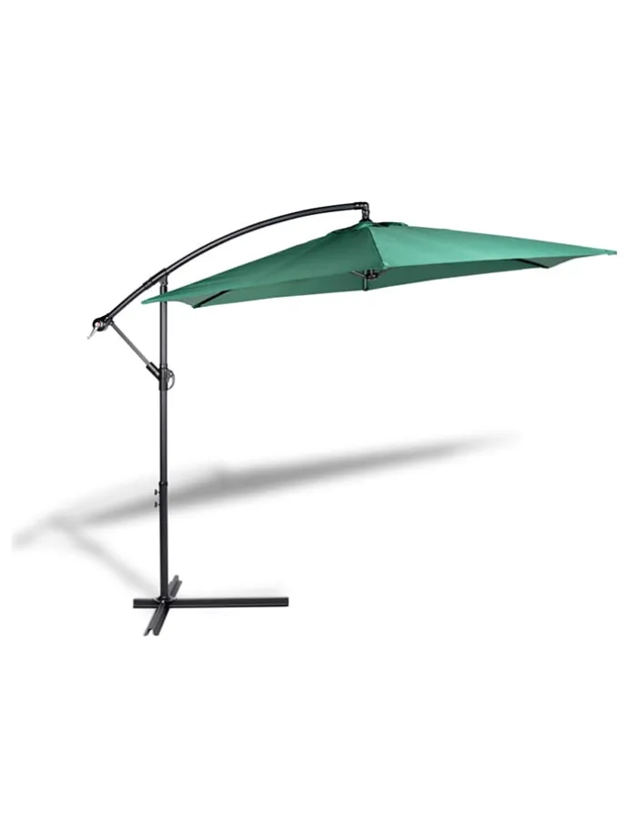 Ampelschirm in Grün - (H)250 cm