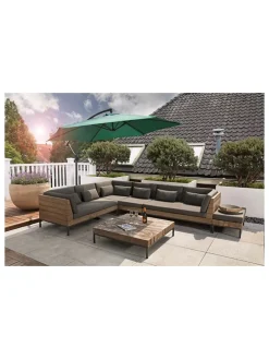 Ampelschirm in Grün - (H)250 cm