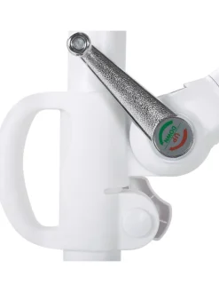 Ampelschirm SAVONA II in Grau/Weiß - (W) 295 x (H) 254 x (L) 295 cm