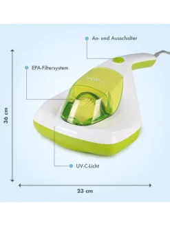 Anti Milbensauger mit UV C Licht HEPA Milben Handstaubsauger