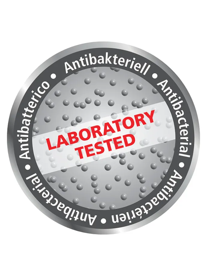 Anti-Schimmel-Duschvorhang "Mr. Deer" in Weiß/ Schwarz - (L)200 x (B)180 cm