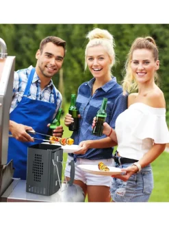 Anzündkamin in Schwarz